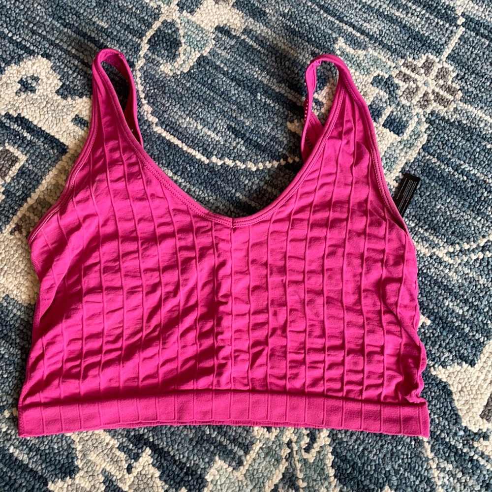 hot pink urban outfitters tank top